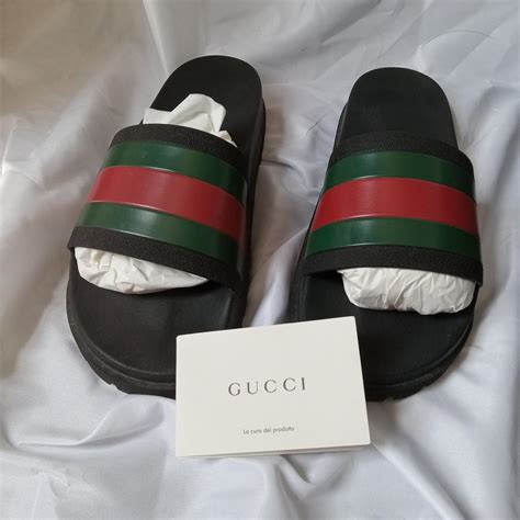 the most expensive gucci slides|authentic Gucci slides.